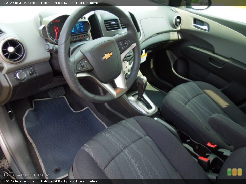 Jet Black/Dark Titanium Interior Photo for the 2012 Chevrolet Sonic LT Hatch #65286173