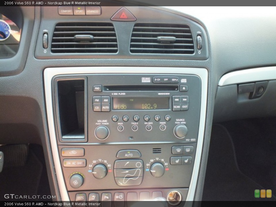 Nordkap Blue R Metallic Interior Controls for the 2006 Volvo S60 R AWD #65290940