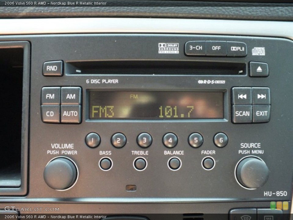 Nordkap Blue R Metallic Interior Audio System for the 2006 Volvo S60 R AWD #65290961