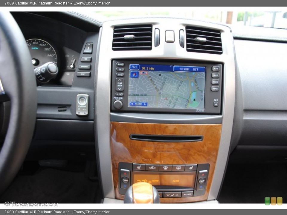 Ebony/Ebony Interior Navigation for the 2009 Cadillac XLR Platinum Roadster #65291404