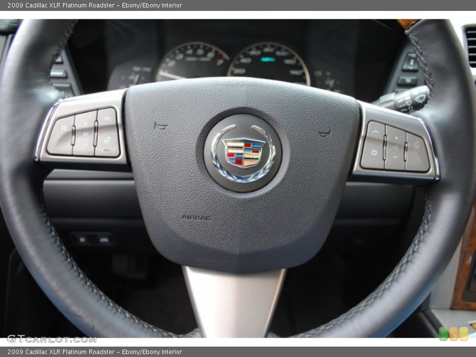 Ebony/Ebony Interior Steering Wheel for the 2009 Cadillac XLR Platinum Roadster #65291426