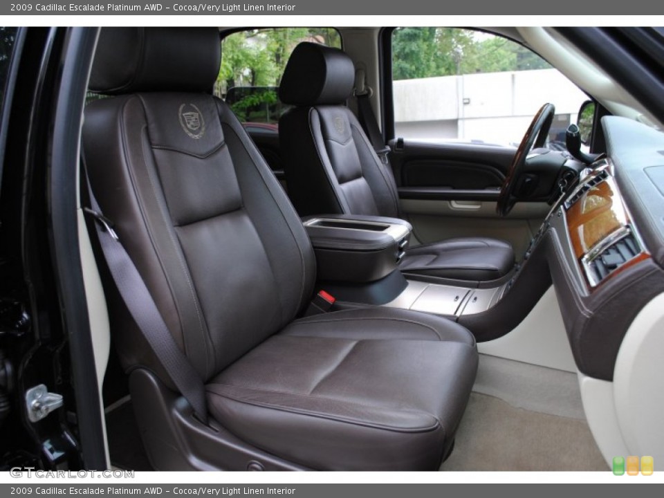 Cocoa/Very Light Linen Interior Photo for the 2009 Cadillac Escalade Platinum AWD #65291576