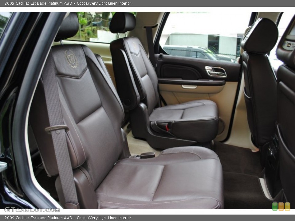 Cocoa/Very Light Linen Interior Photo for the 2009 Cadillac Escalade Platinum AWD #65291603