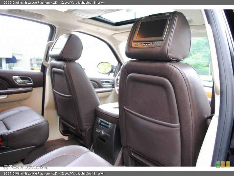 Cocoa/Very Light Linen Interior Photo for the 2009 Cadillac Escalade Platinum AWD #65291609