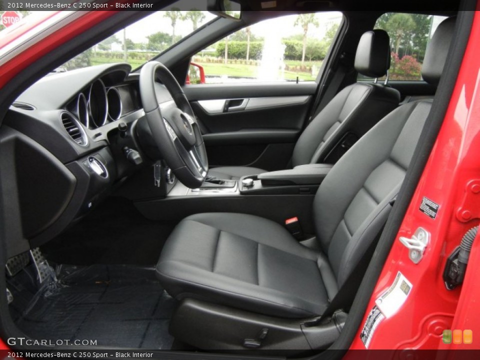 Black Interior Photo for the 2012 Mercedes-Benz C 250 Sport #65291840
