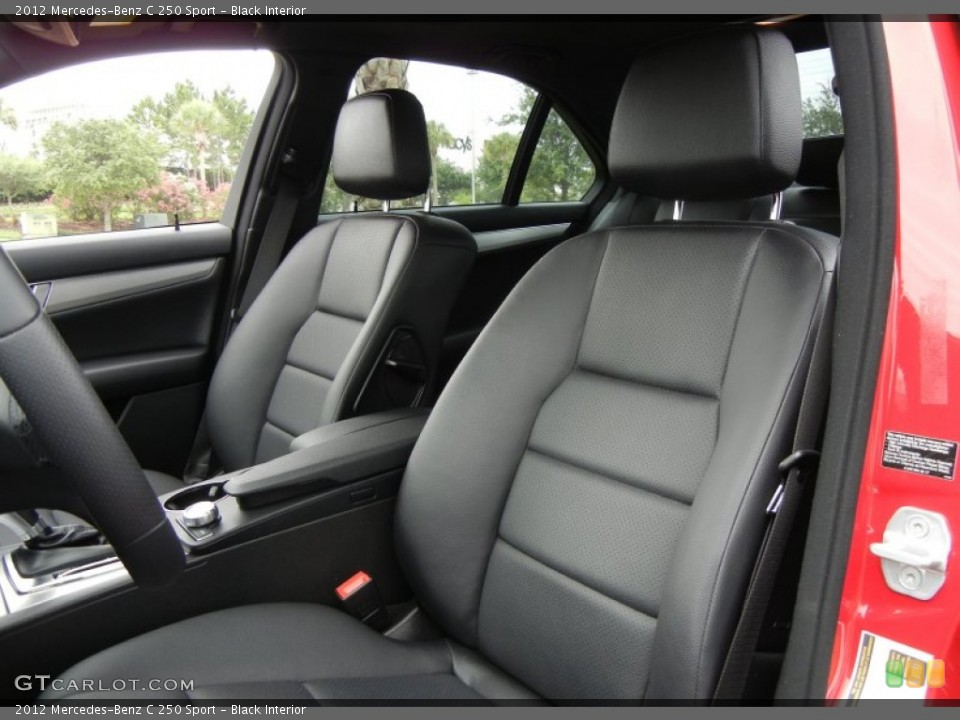 Black Interior Photo for the 2012 Mercedes-Benz C 250 Sport #65291849