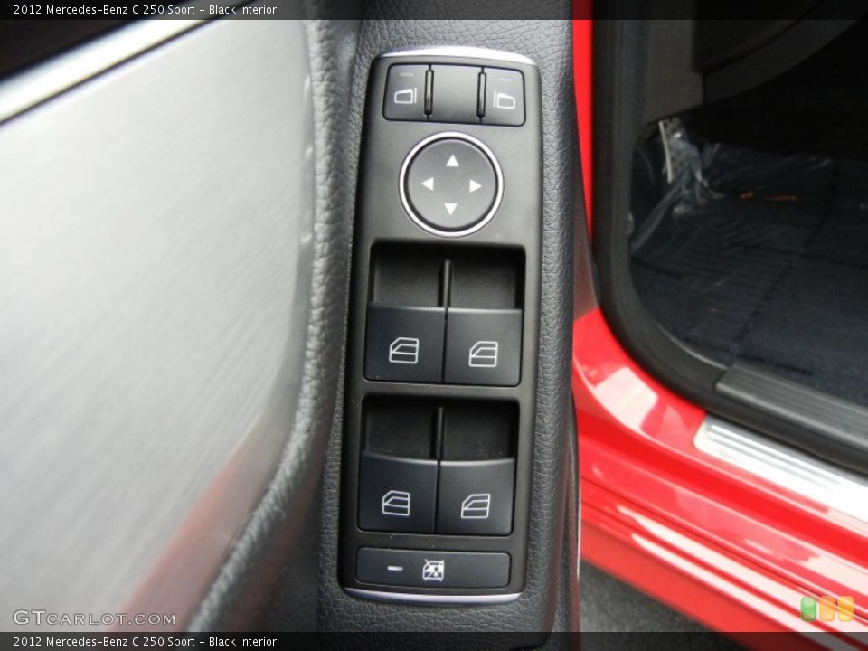 Black Interior Controls for the 2012 Mercedes-Benz C 250 Sport #65291857