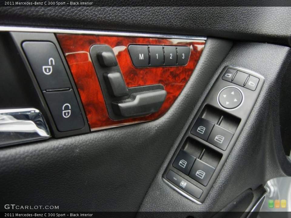 Black Interior Controls for the 2011 Mercedes-Benz C 300 Sport #65292089