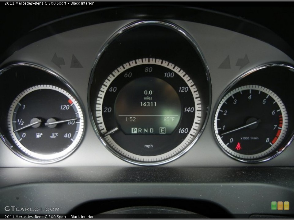 Black Interior Gauges for the 2011 Mercedes-Benz C 300 Sport #65292164