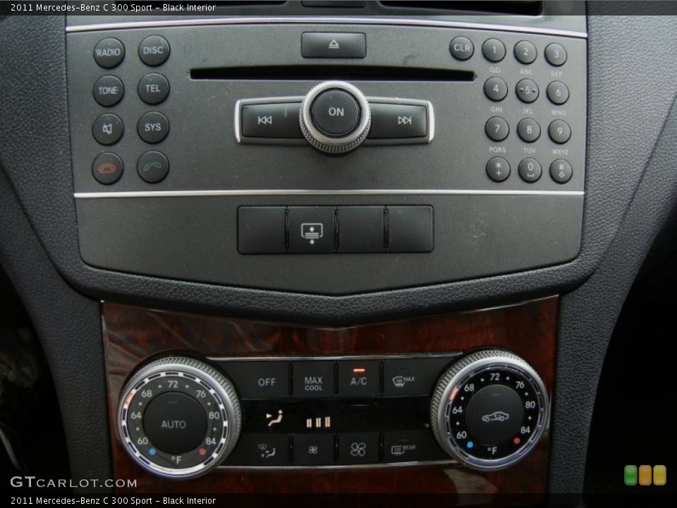 Black Interior Controls for the 2011 Mercedes-Benz C 300 Sport #65292191