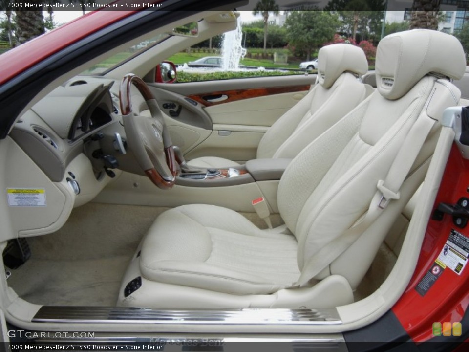 Stone Interior Front Seat for the 2009 Mercedes-Benz SL 550 Roadster #65292428