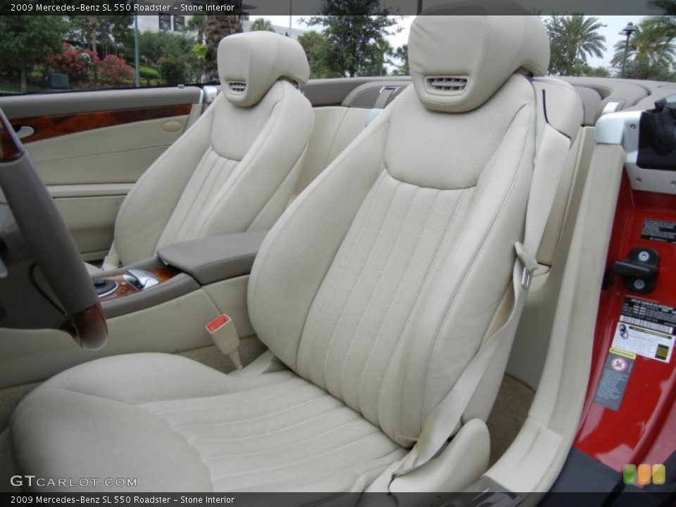 Stone Interior Photo for the 2009 Mercedes-Benz SL 550 Roadster #65292440