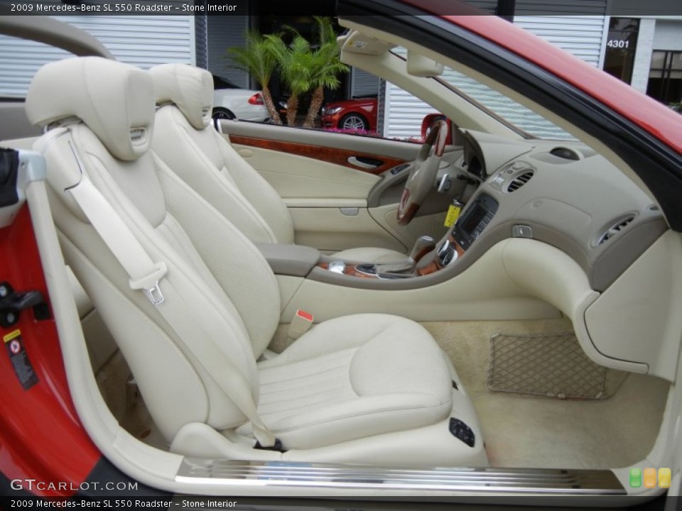 Stone Interior Front Seat for the 2009 Mercedes-Benz SL 550 Roadster #65292476