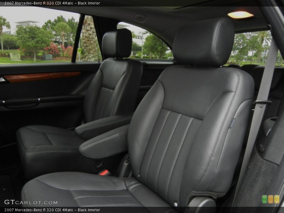 Black Interior Photo for the 2007 Mercedes-Benz R 320 CDI 4Matic #65292632