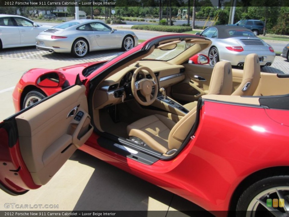 Luxor Beige Interior Photo for the 2012 Porsche New 911 Carrera Cabriolet #65293688