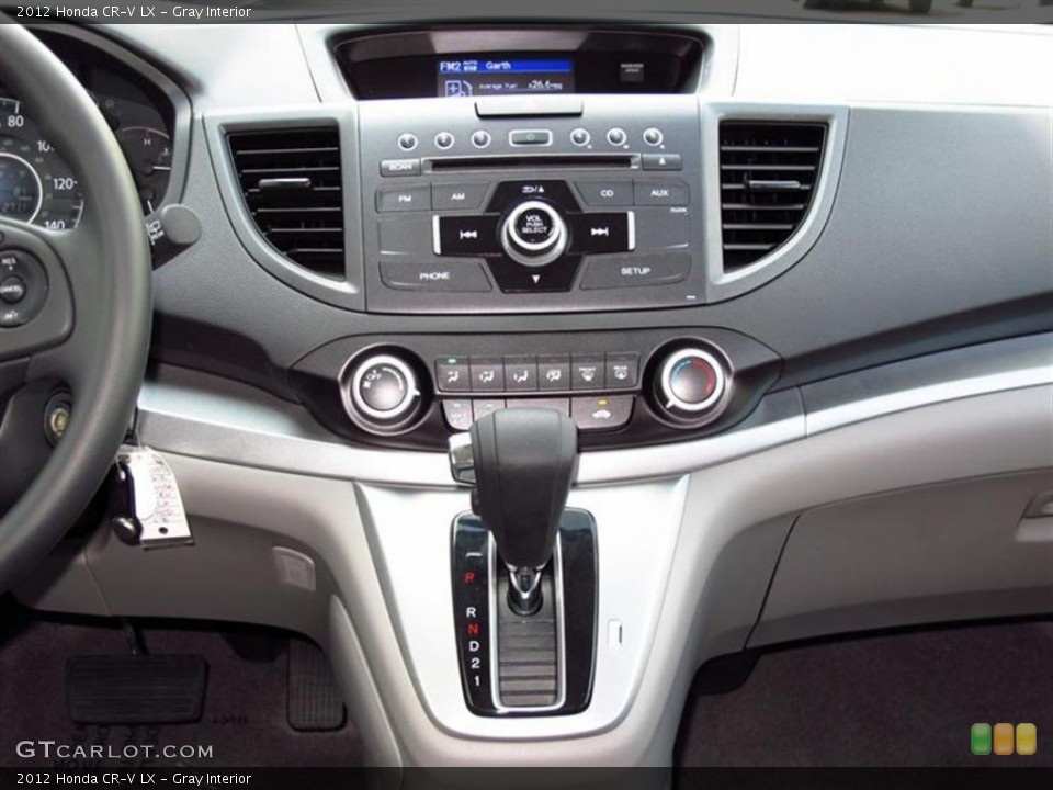 Gray Interior Controls for the 2012 Honda CR-V LX #65296067