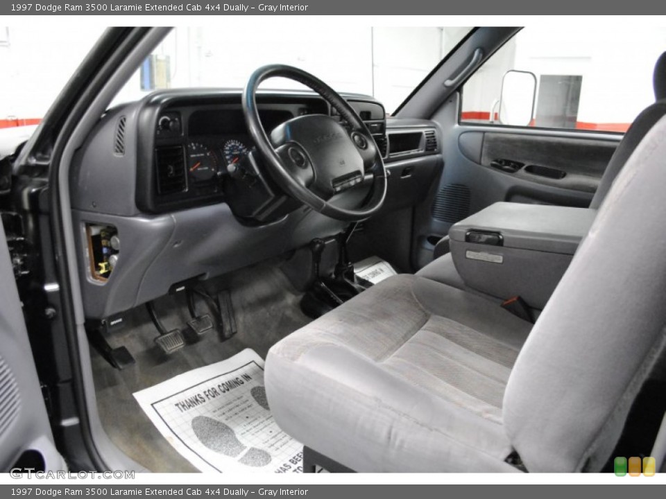 Gray Interior Photo for the 1997 Dodge Ram 3500 Laramie Extended Cab 4x4 Dually #65296088