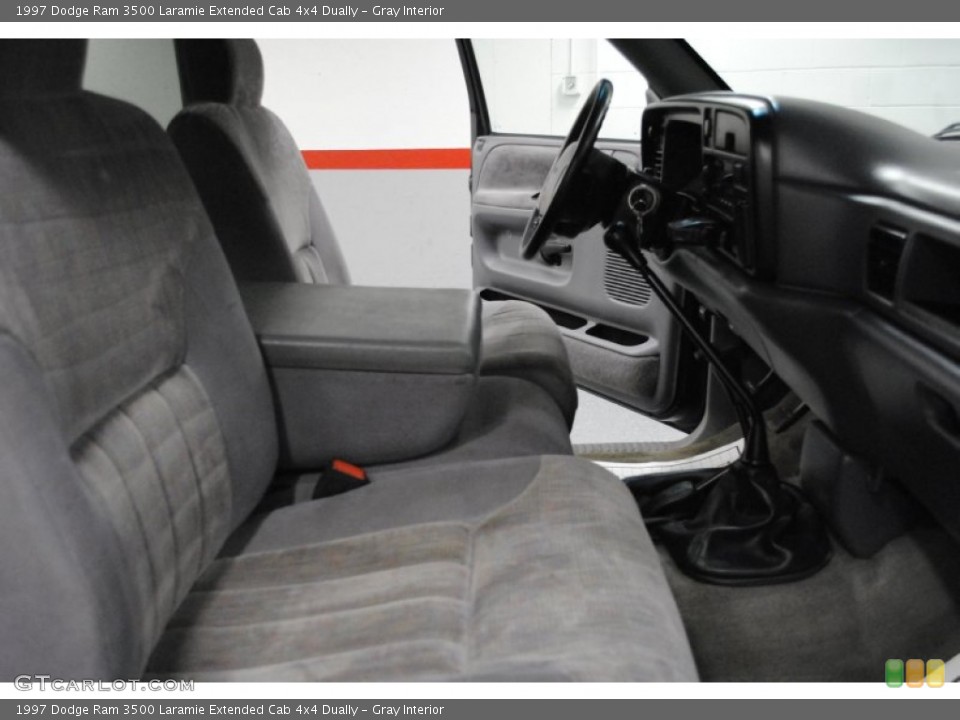 Gray Interior Photo for the 1997 Dodge Ram 3500 Laramie Extended Cab 4x4 Dually #65296316