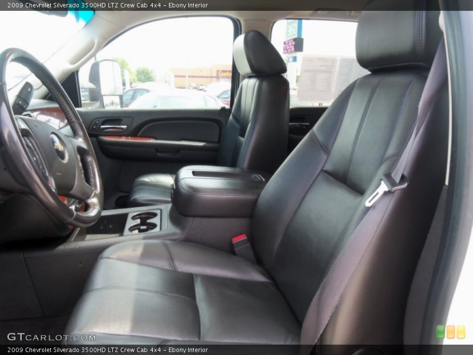 Ebony Interior Photo for the 2009 Chevrolet Silverado 3500HD LTZ Crew Cab 4x4 #65296631