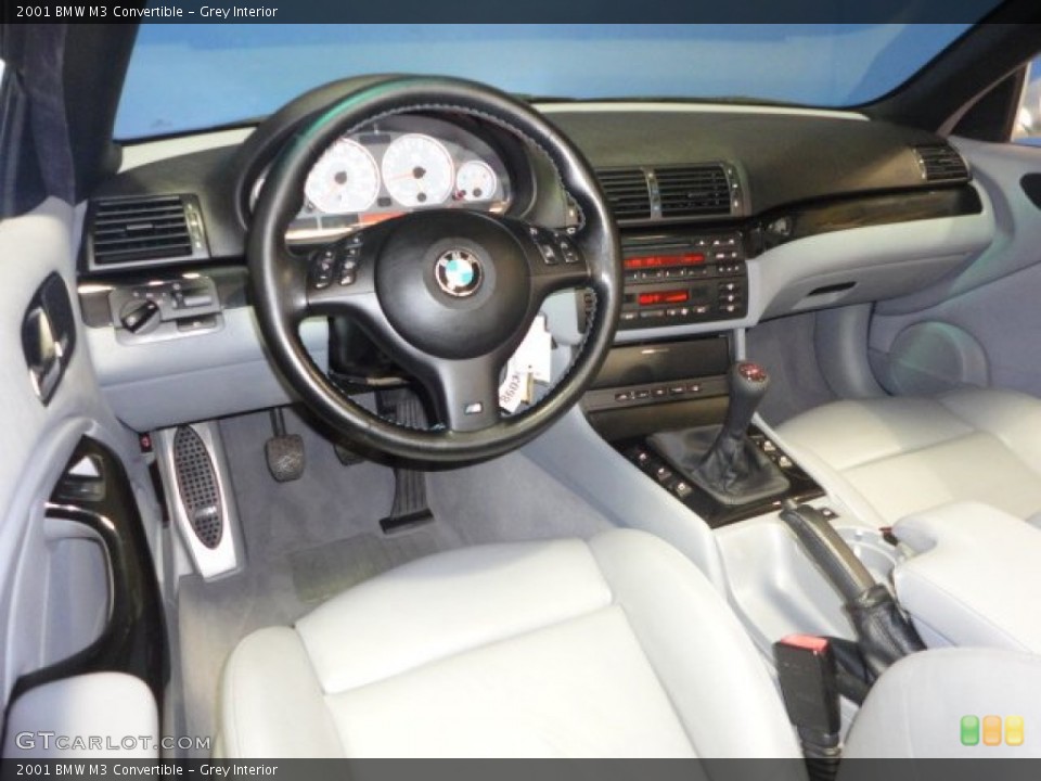 Grey Interior Dashboard for the 2001 BMW M3 Convertible #65297560