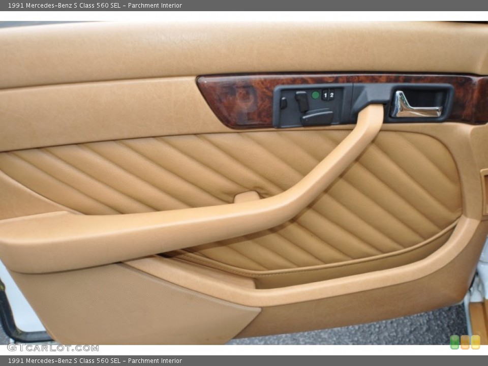 Parchment Interior Door Panel for the 1991 Mercedes-Benz S Class 560 SEL #65301200
