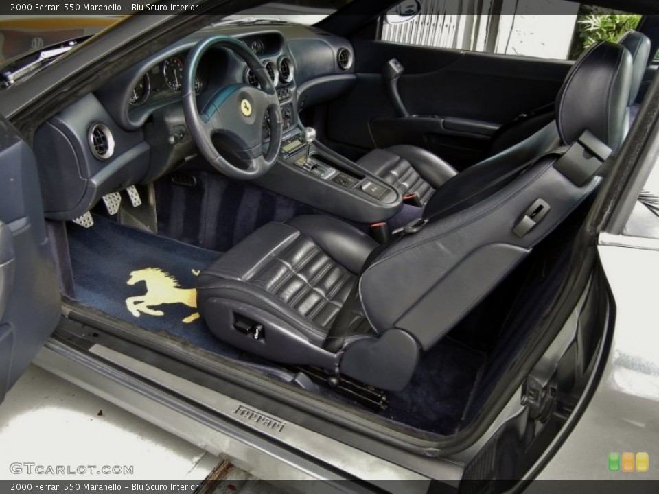 Blu Scuro Interior Photo for the 2000 Ferrari 550 Maranello #65303888