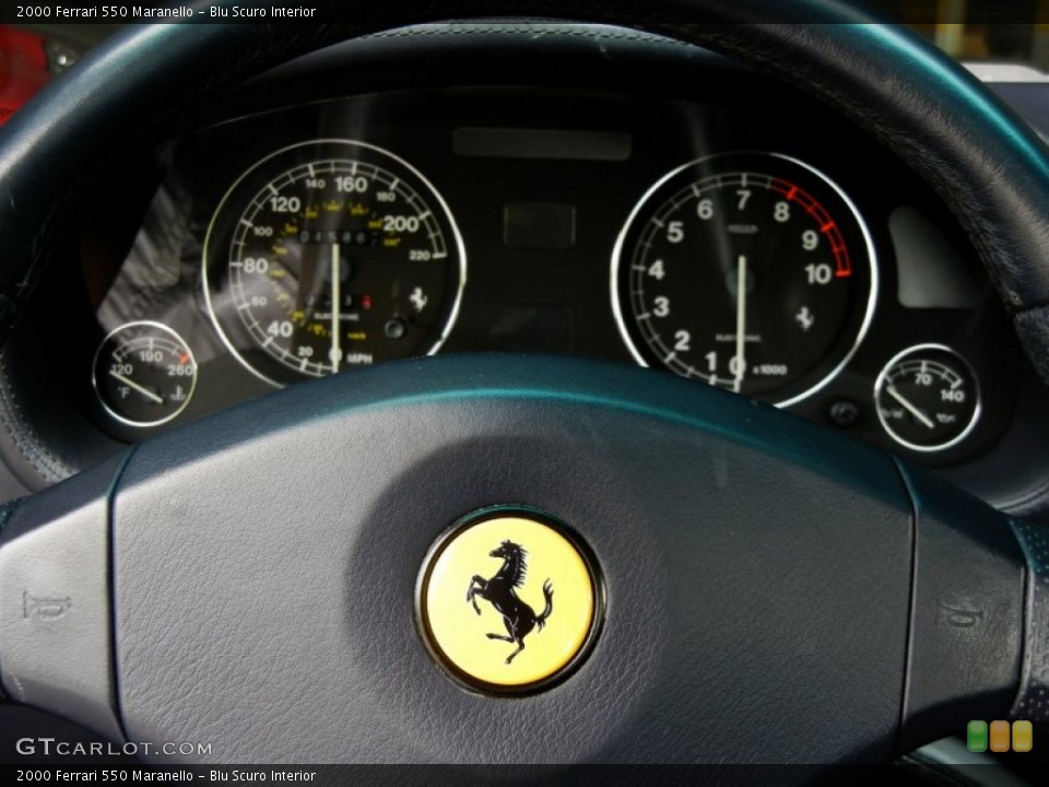 Blu Scuro Interior Gauges for the 2000 Ferrari 550 Maranello #65303918