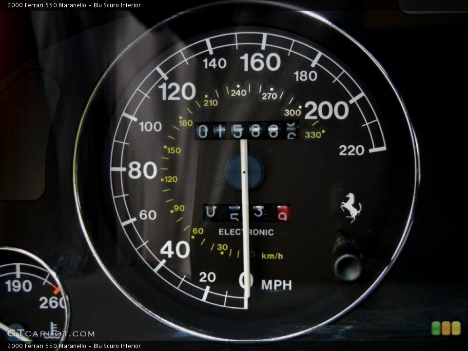 Blu Scuro Interior Gauges for the 2000 Ferrari 550 Maranello #65303921