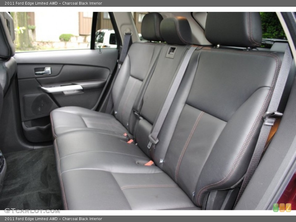 Charcoal Black Interior Rear Seat for the 2011 Ford Edge Limited AWD #65304314