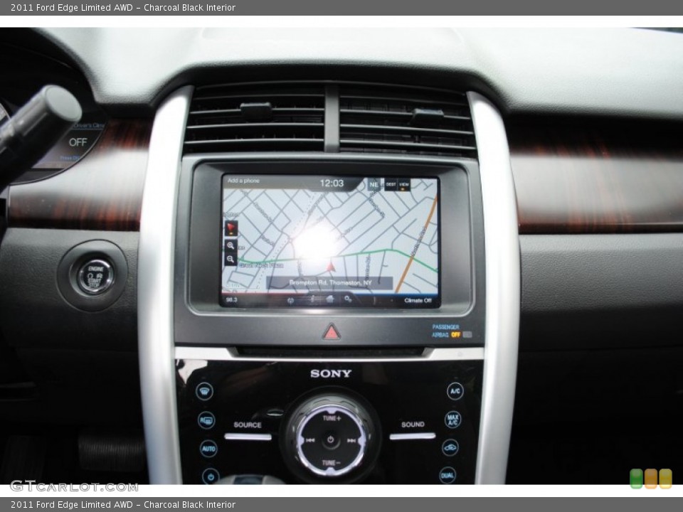 Charcoal Black Interior Navigation for the 2011 Ford Edge Limited AWD #65304326