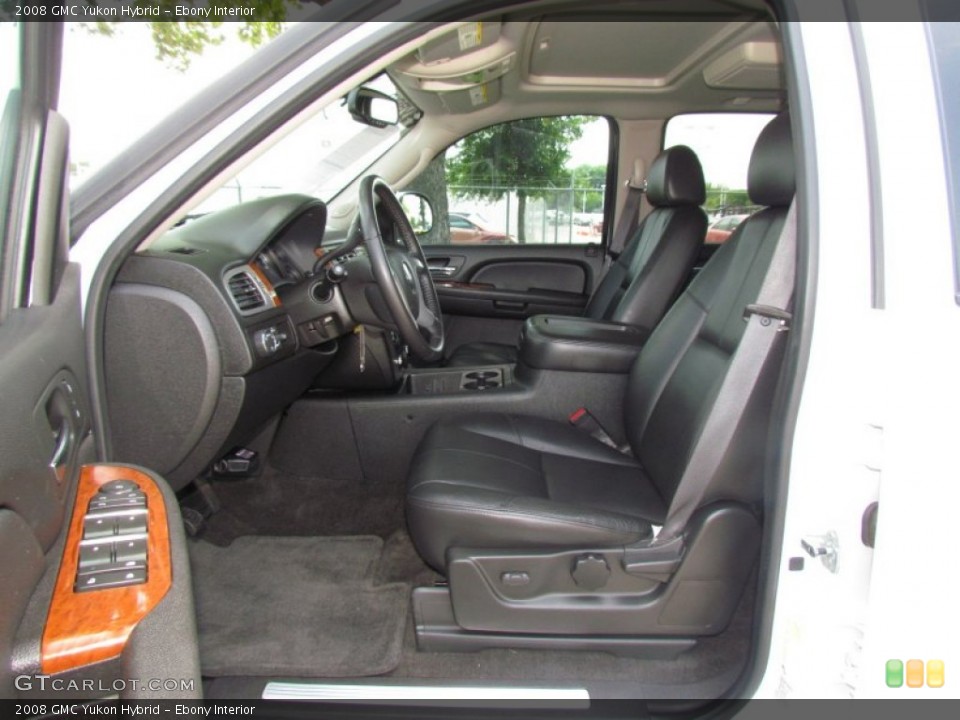 Ebony Interior Photo for the 2008 GMC Yukon Hybrid #65304548