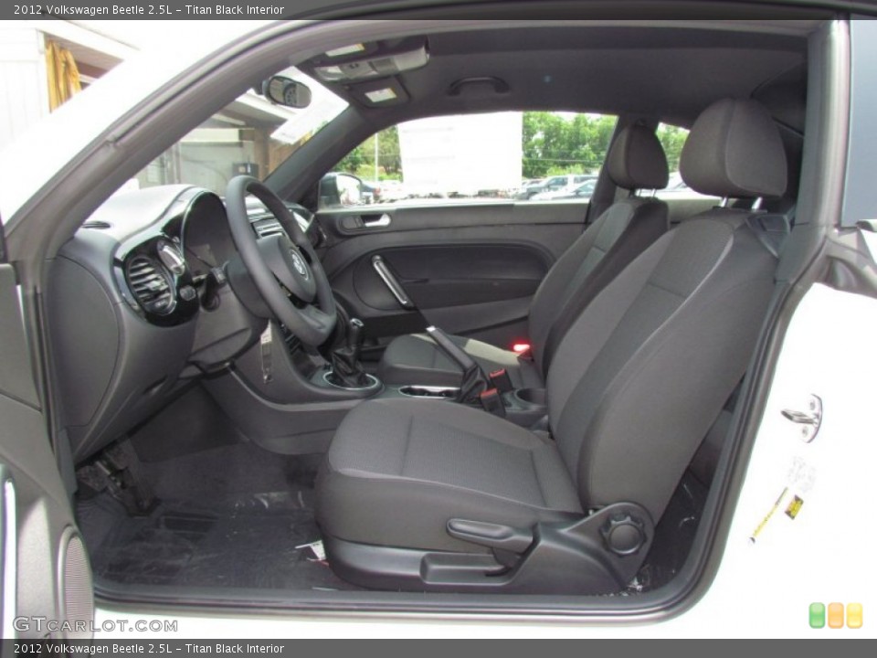 Titan Black Interior Photo for the 2012 Volkswagen Beetle 2.5L #65304875