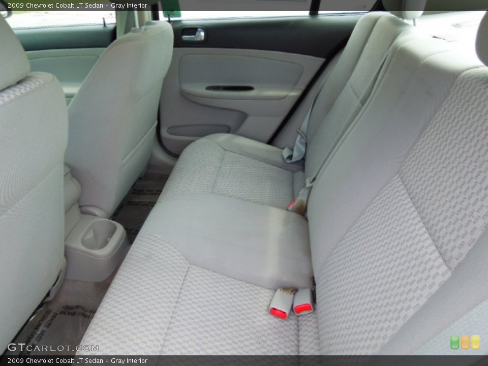 Gray Interior Rear Seat for the 2009 Chevrolet Cobalt LT Sedan #65308709