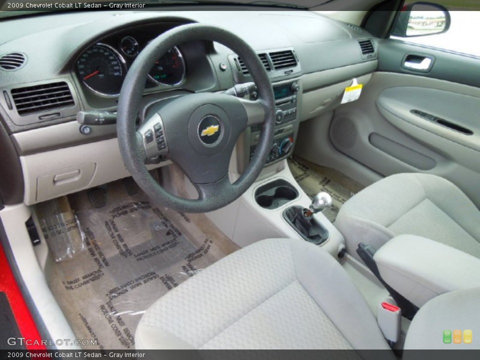 Gray Interior Prime Interior for the 2009 Chevrolet Cobalt LT Sedan #65308799