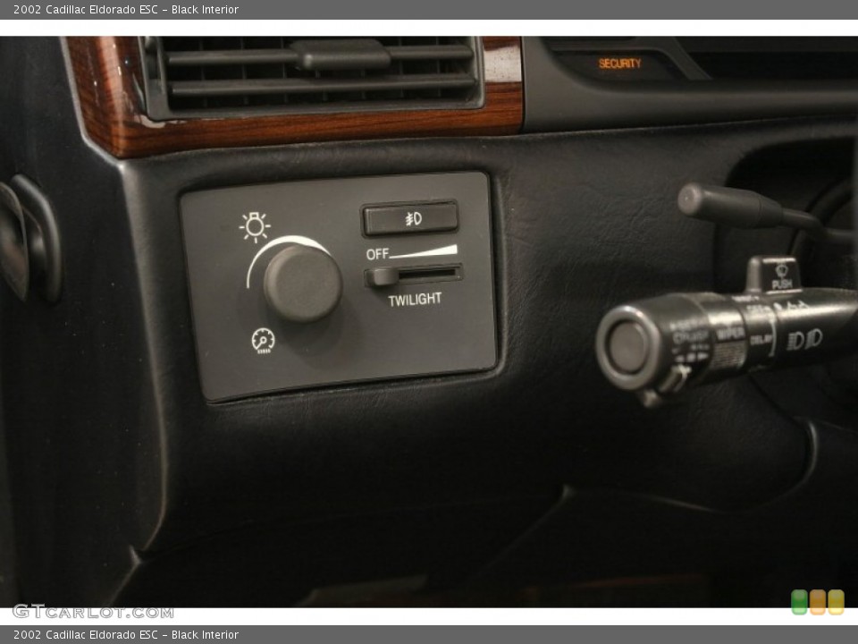 Black Interior Controls for the 2002 Cadillac Eldorado ESC #65312468