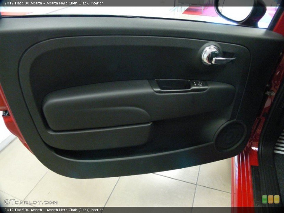 Abarth Nero Cloth (Black) Interior Door Panel for the 2012 Fiat 500 Abarth #65315865