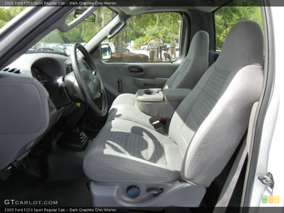 Dark Graphite Grey Interior Photo for the 2003 Ford F150 Sport Regular Cab #65317115