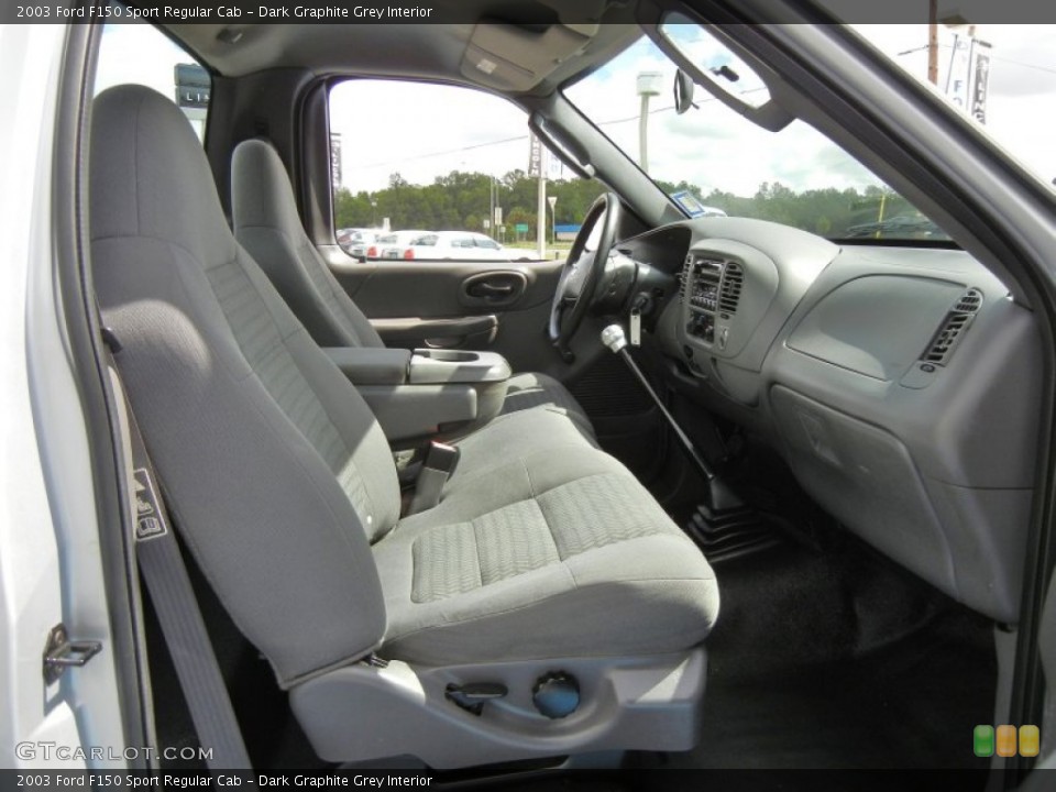Dark Graphite Grey Interior Photo for the 2003 Ford F150 Sport Regular Cab #65317142