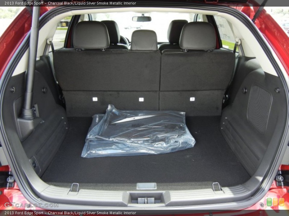 Charcoal Black/Liquid Silver Smoke Metallic Interior Trunk for the 2013 Ford Edge Sport #65317298