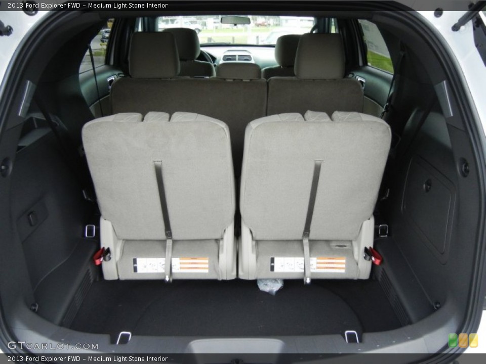 Medium Light Stone Interior Trunk for the 2013 Ford Explorer FWD #65317550