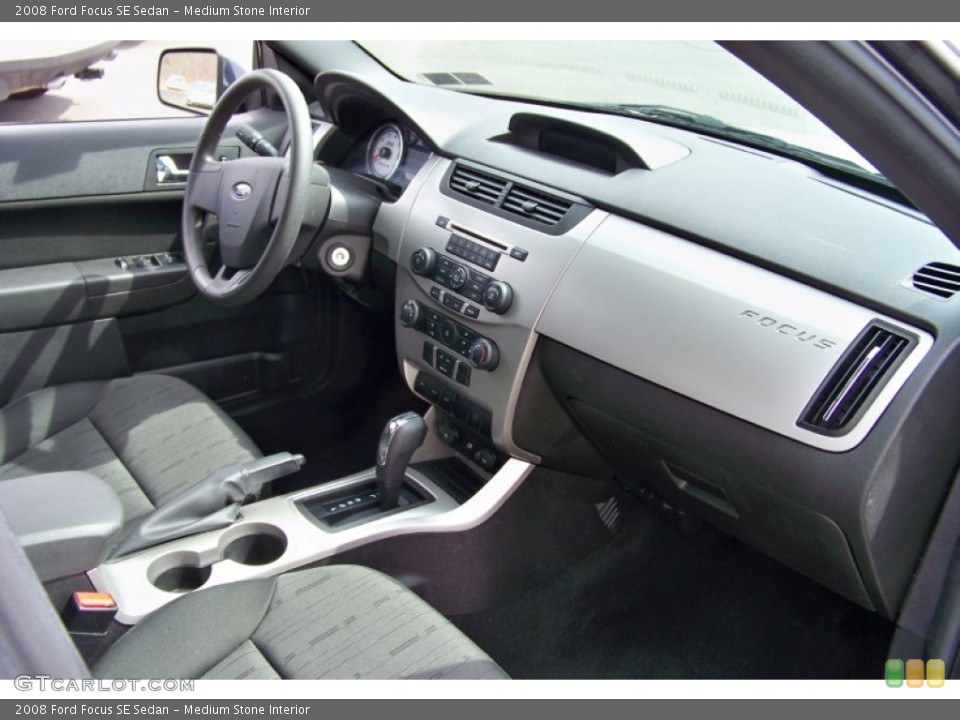 Medium Stone Interior Dashboard for the 2008 Ford Focus SE Sedan #65318885
