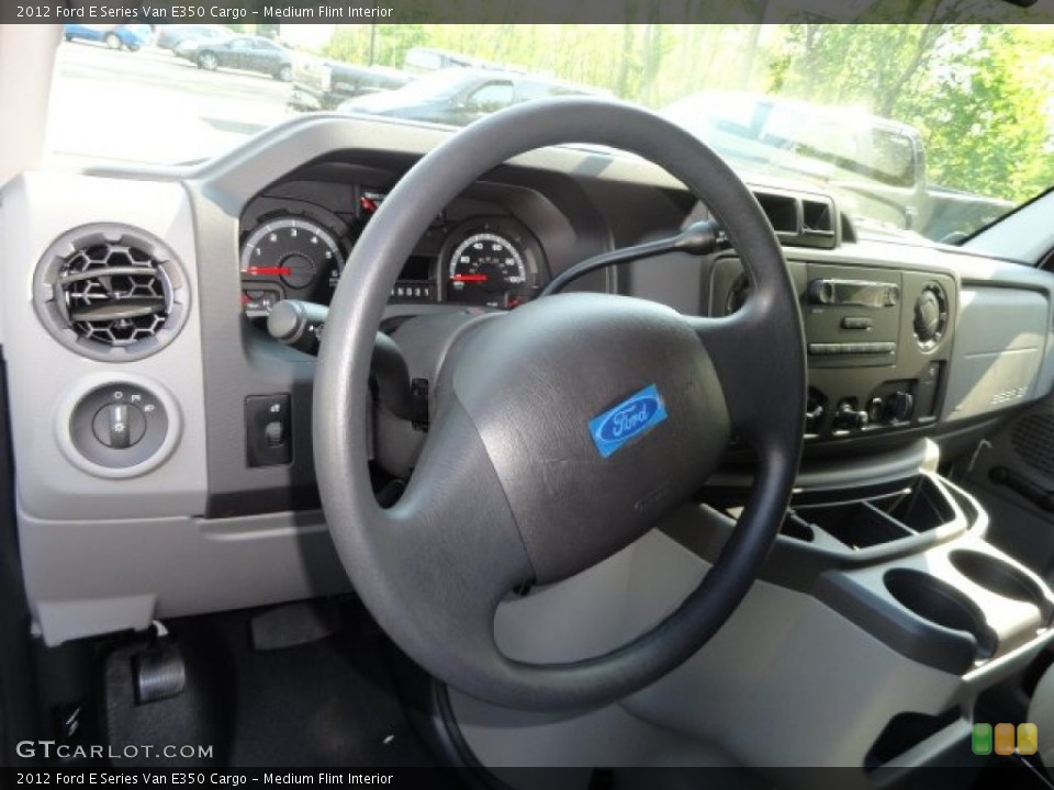 Medium Flint Interior Steering Wheel for the 2012 Ford E Series Van E350 Cargo #65319021