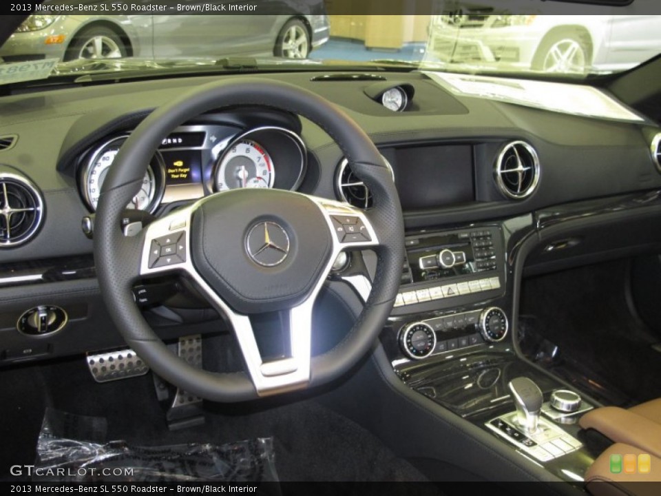 Brown/Black Interior Dashboard for the 2013 Mercedes-Benz SL 550 Roadster #65320304