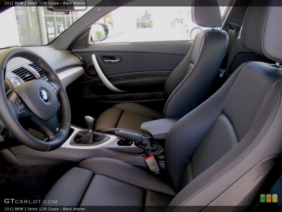 Black Interior Photo for the 2012 BMW 1 Series 128i Coupe #65320418