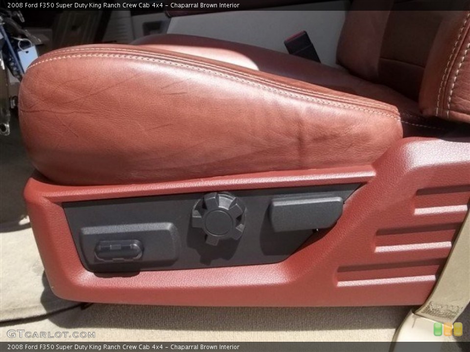 Chaparral Brown Interior Front Seat for the 2008 Ford F350 Super Duty King Ranch Crew Cab 4x4 #65322276
