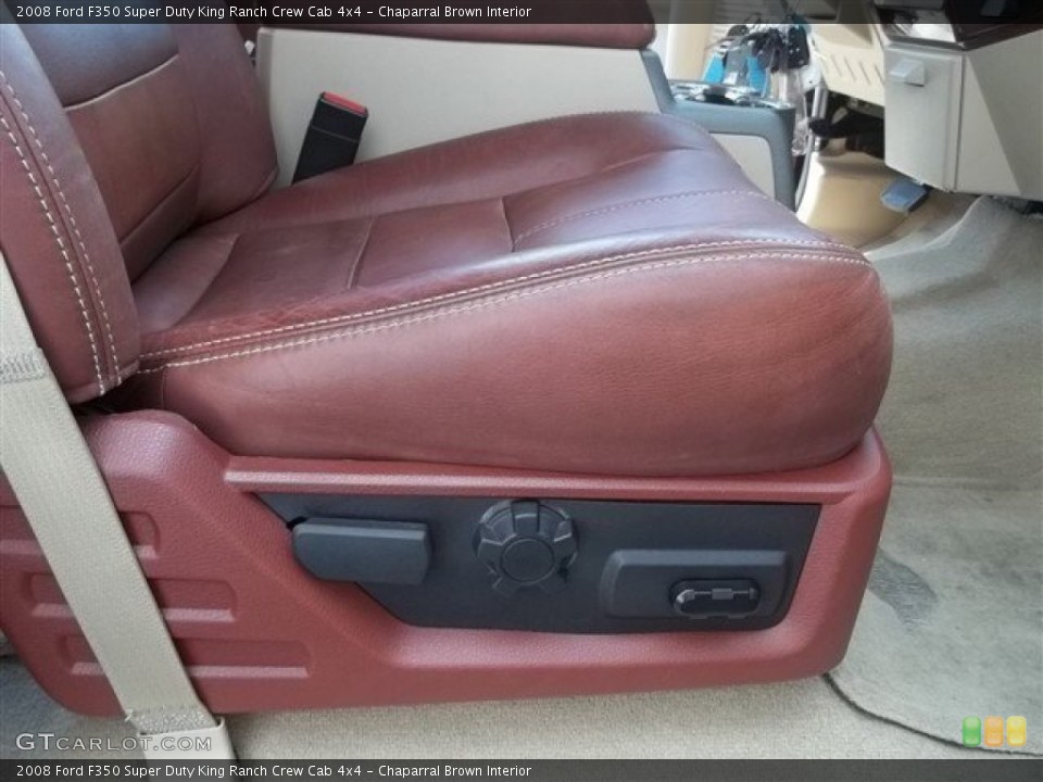 Chaparral Brown Interior Front Seat for the 2008 Ford F350 Super Duty King Ranch Crew Cab 4x4 #65322347