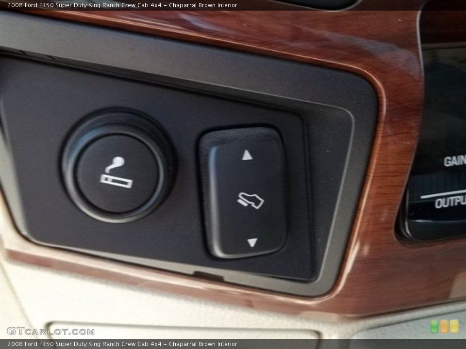 Chaparral Brown Interior Controls for the 2008 Ford F350 Super Duty King Ranch Crew Cab 4x4 #65322407