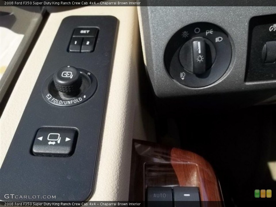 Chaparral Brown Interior Controls for the 2008 Ford F350 Super Duty King Ranch Crew Cab 4x4 #65322431