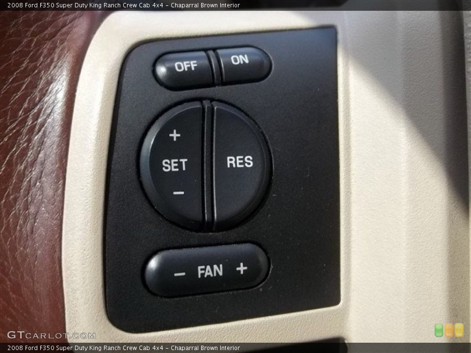 Chaparral Brown Interior Controls for the 2008 Ford F350 Super Duty King Ranch Crew Cab 4x4 #65322446