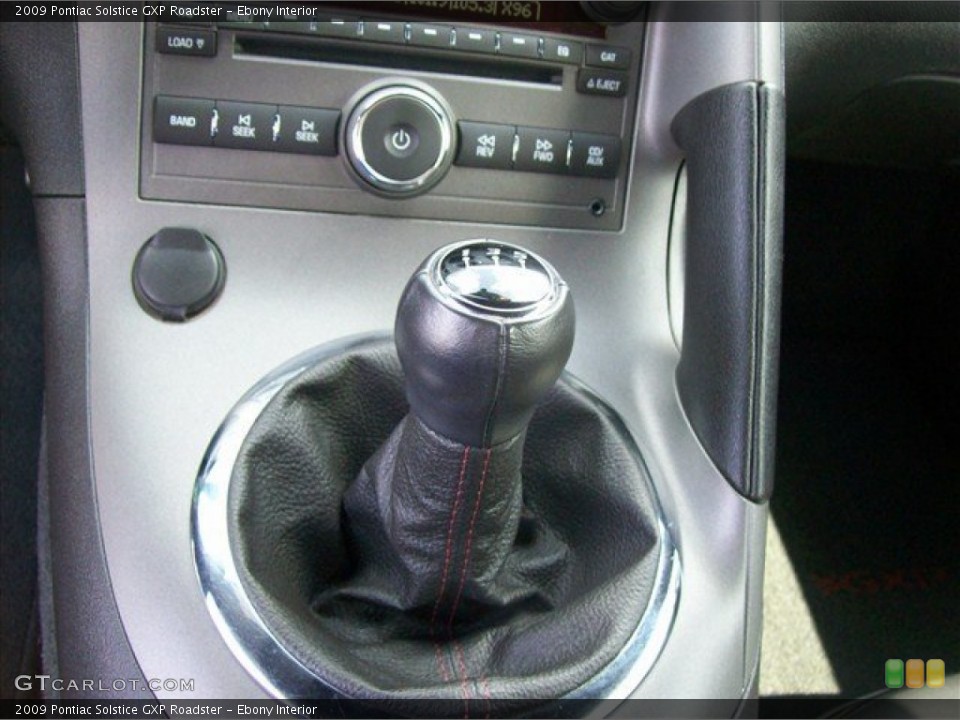 Ebony Interior Transmission for the 2009 Pontiac Solstice GXP Roadster #65322563